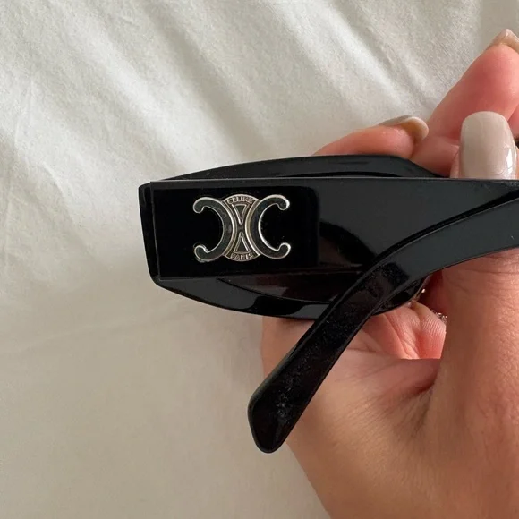 Celine Black Cat-Eye Sunglasses - Picture 5 of 7